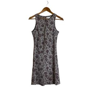 Emblem floral patterned sleeveless shift dress. Size small